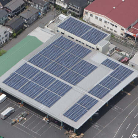 さいたま春日部市場302Kw太陽光発電設置工事