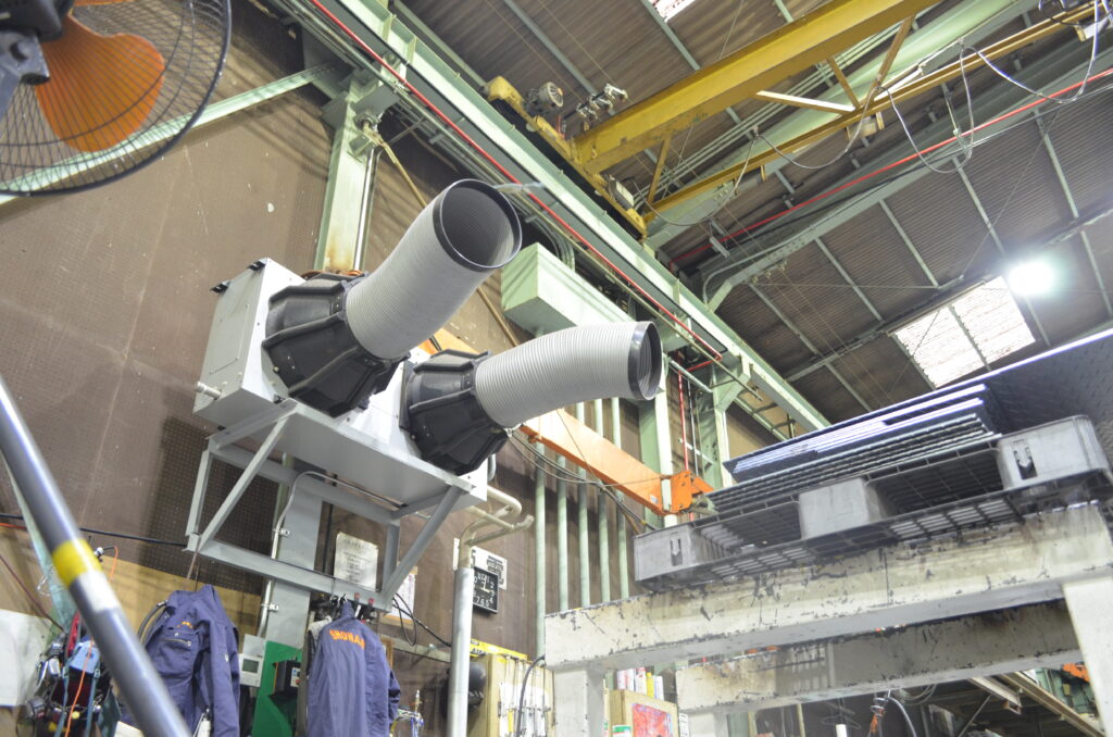 工場の環境を向上させる空調リノベーション 作業エリアへ効率的に送風するエリア空調を設置｜実績紹介｜正和工業株式会社